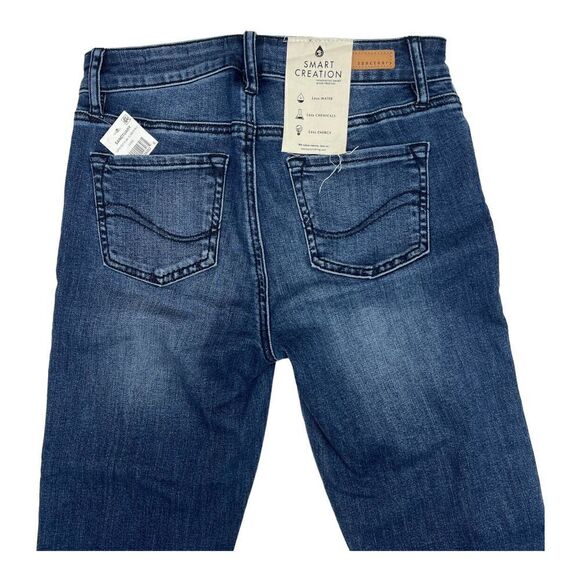 New Sanctuary Women US 29 Denim Blue Jeans Cropped Straight Medium Weight Casual - Picture 7 of 11